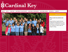 Tablet Screenshot of cardinalkey.org